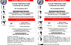 Stage préparatoire PG