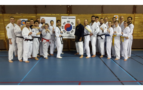 Echange Aikibudo - Taekwondo (février 2016)